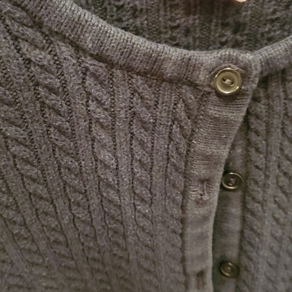Black Button Down Cardigan - Picture 4 of 4